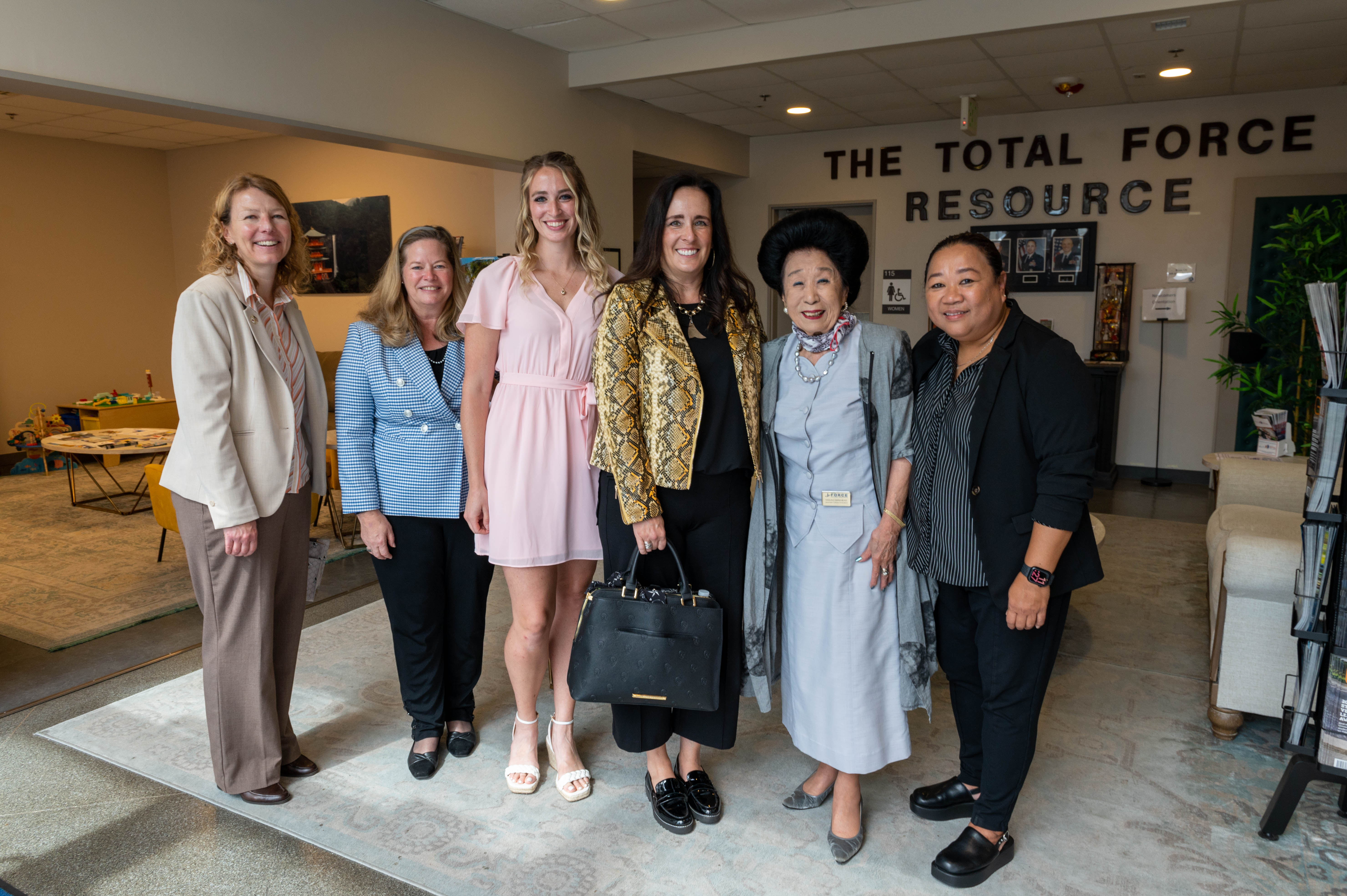 Chief of Space Operations spouse visits Yokota